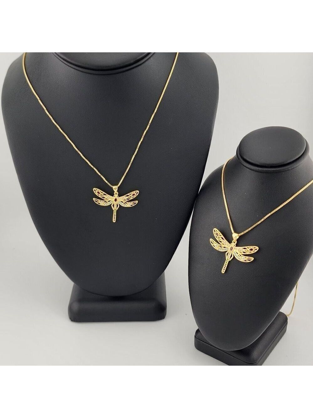 Last One Brand New Multi Colored DragonFly Necklace - Picture 5 of 12